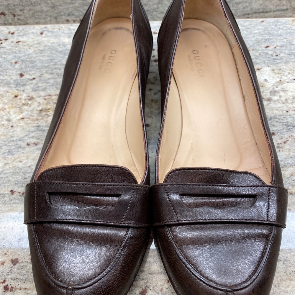 Gucci brown moccasins - Picture 2 of 5